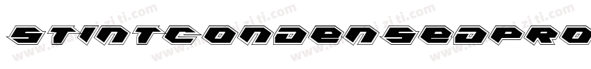 StintCondensedPro字体转换