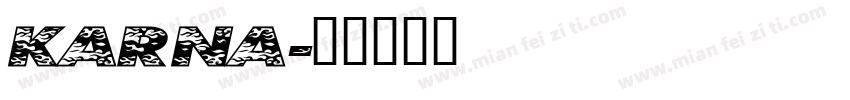 karna字体转换