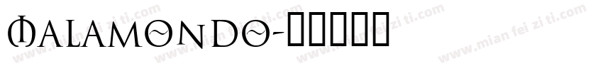 Malamondo字体转换