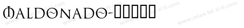 Maldonado字体转换