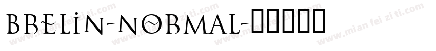 brelin-normal字体转换