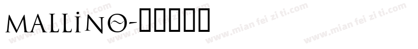 mallino字体转换