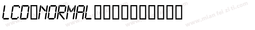 LCD-Normal字体下载字体转换