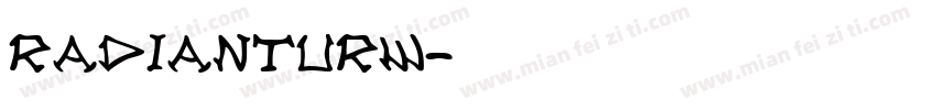 RadiantURW字体转换