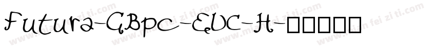 Futura-GBpc-EUC-H字体转换