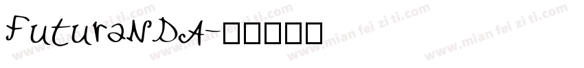 FuturaNDA字体转换