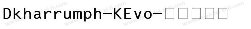 Dkharrumph-KEvo字体转换