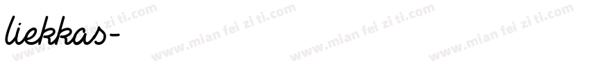 liekkas字体转换