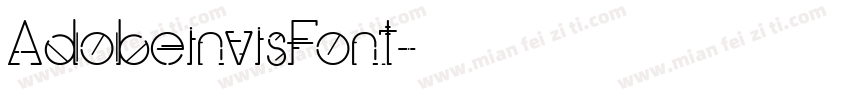AdobeinvisFont字体转换