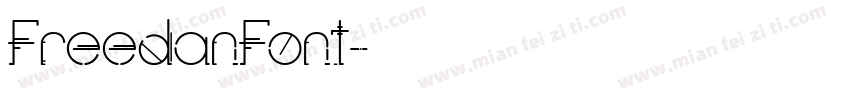 FreedanFont字体转换