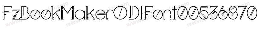 FzBookMakerODIFont00536870973字体转换
