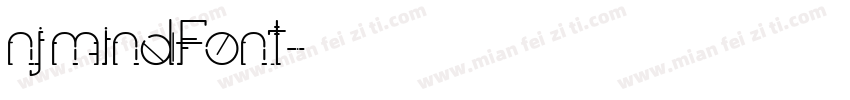 njmindFont字体转换