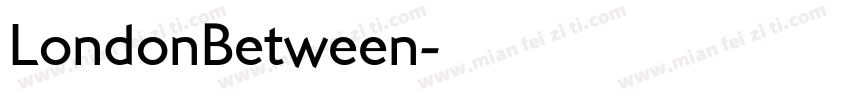 LondonBetween字体转换