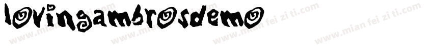 LovingAmbrosDemo字体转换