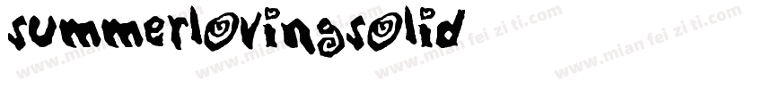 SummerLovingSolid字体转换