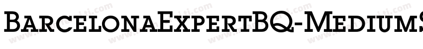 BarcelonaExpertBQ-MediumSC字体转换