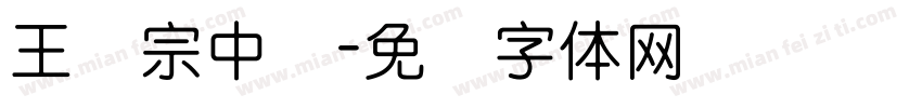 王汉宗中圆字体转换