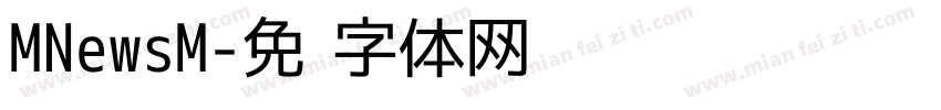 MNewsM字体转换