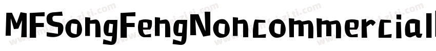 MFSongFengNoncommercial字体转换