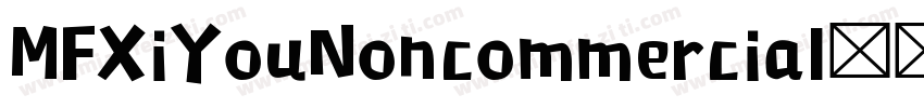 MFXiYouNoncommercial字体转换