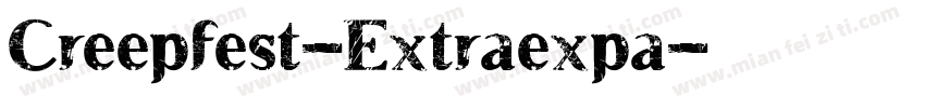 Creepfest-Extraexpa字体转换