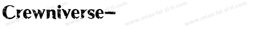 Crewniverse字体转换