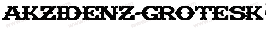 akzidenz-grotesk_bar字体转换