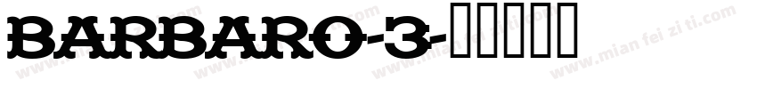 barbaro-3字体转换