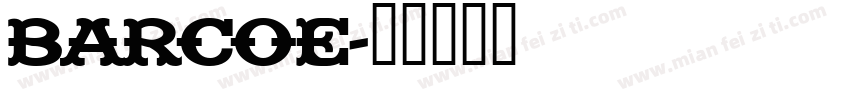 barcoe字体转换