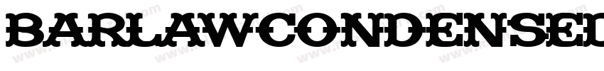 barlawcondensed字体转换