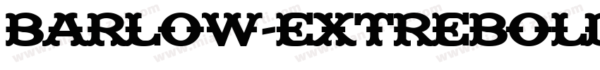 barlow-extrebold字体转换