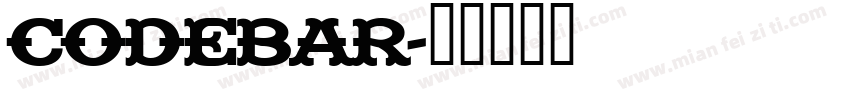 codebar字体转换