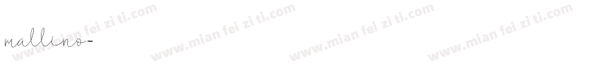 mallino字体转换