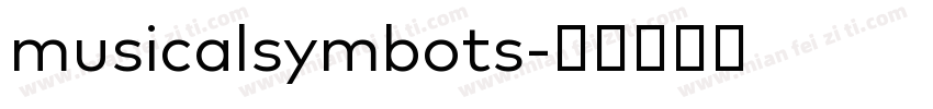 musicalsymbots字体转换