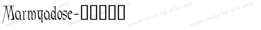 Marmyadose字体转换