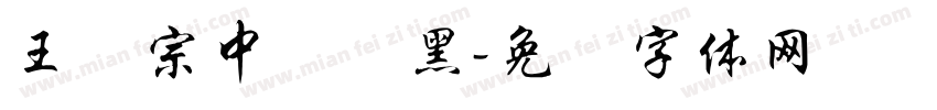 王汉宗中圆叠黑字体转换