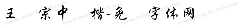 王汉宗中颜楷字体转换