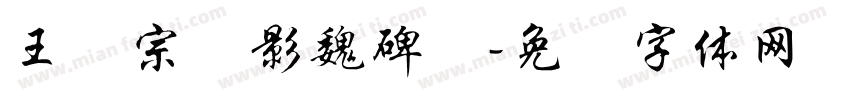 王汉宗阴影魏碑简字体转换