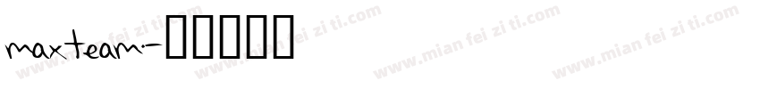 maxteam字体转换