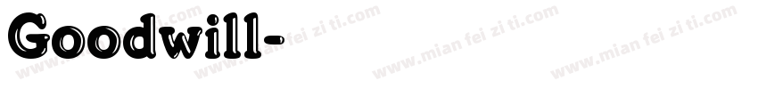 Goodwill字体转换