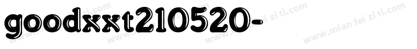 goodxxt210520字体转换