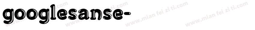 googlesanse字体转换