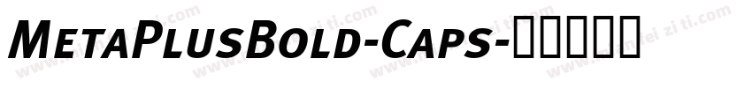 MetaPlusBold-Caps字体转换
