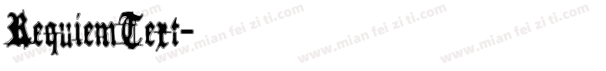 RequiemText字体转换