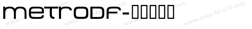 MetroDF字体转换
