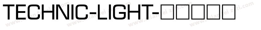 Technic-Light字体转换