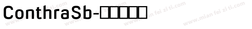 ConthraSb字体转换