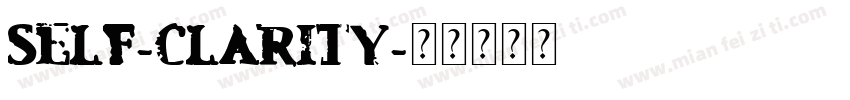 self-clarity字体转换