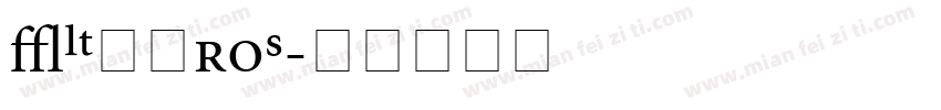 ZLTHProS字体转换