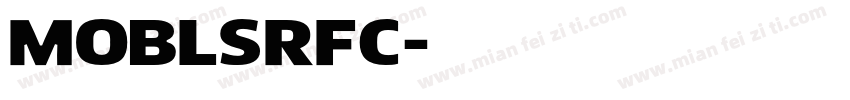 MOBLSRFC字体转换